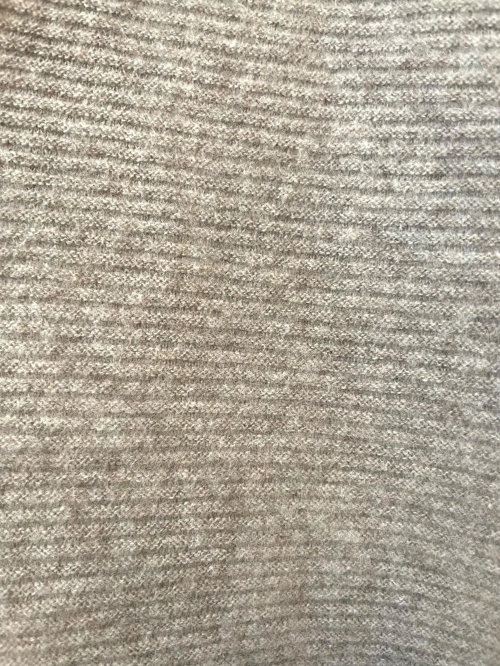 Chico’s 100% Cashmere Long Cardigan Size 3 Taupe Ribbed Open Front Minimalist XL